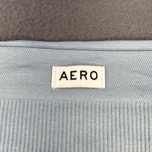 Aeropostale Women's Size Medium Panty Thong Seamless Light Blue New Without Tags - Picture 3 of 9